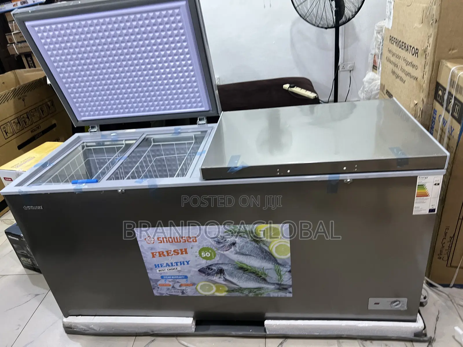 Snowsea 520l Large Capacity Bd-700g Freezer for Home Use