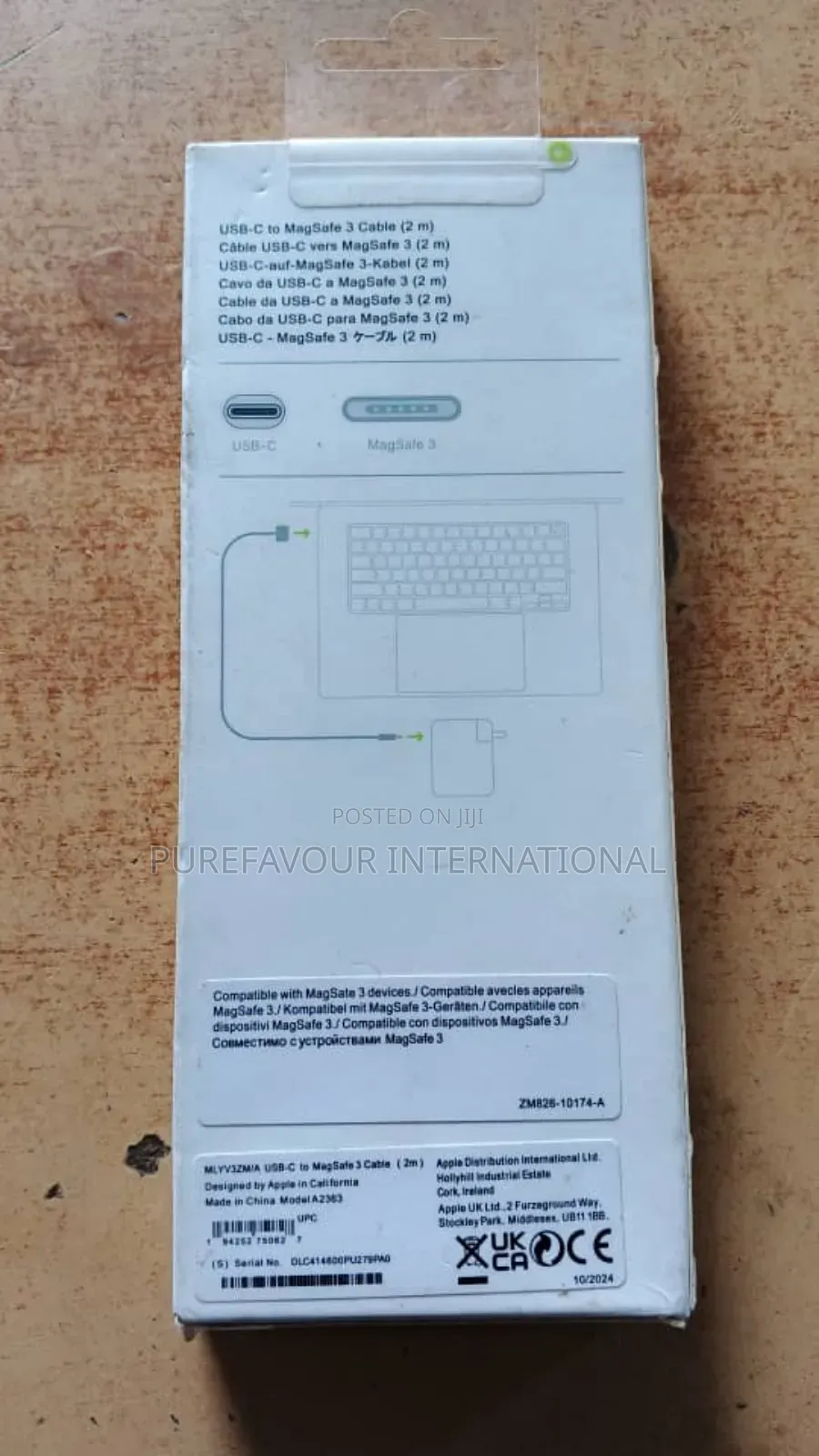 Apple USB-C to Magsafe 3 Charging Cable 2m (Original)