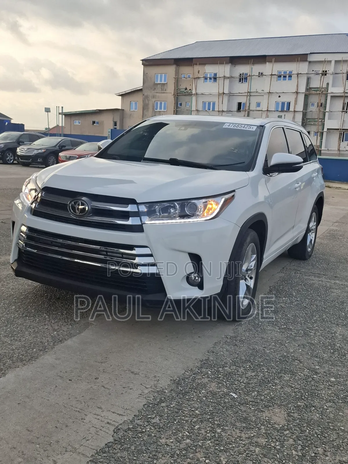 Toyota Highlander Limited V6 4x4 (3.5L 6cyl 6A) 2016 White