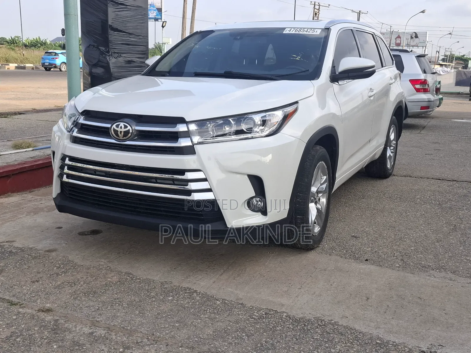 Toyota Highlander Limited V6 4x4 (3.5L 6cyl 6A) 2016 White