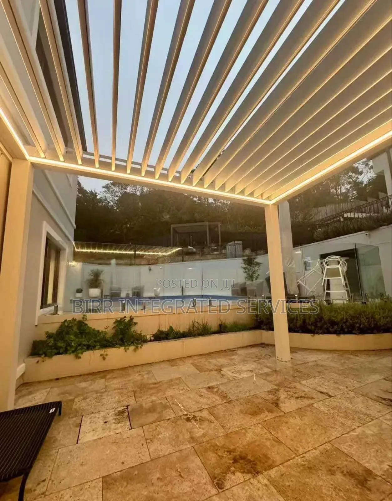 Retractable Roofing , Poolside Pergola, Awning