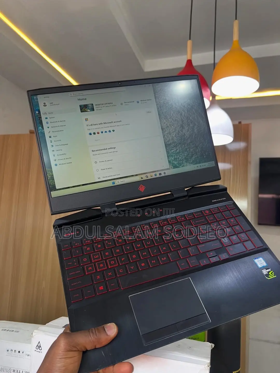 Laptop HP Omen 15-Ce0xx 16GB Intel Core I7 SSD 512GB