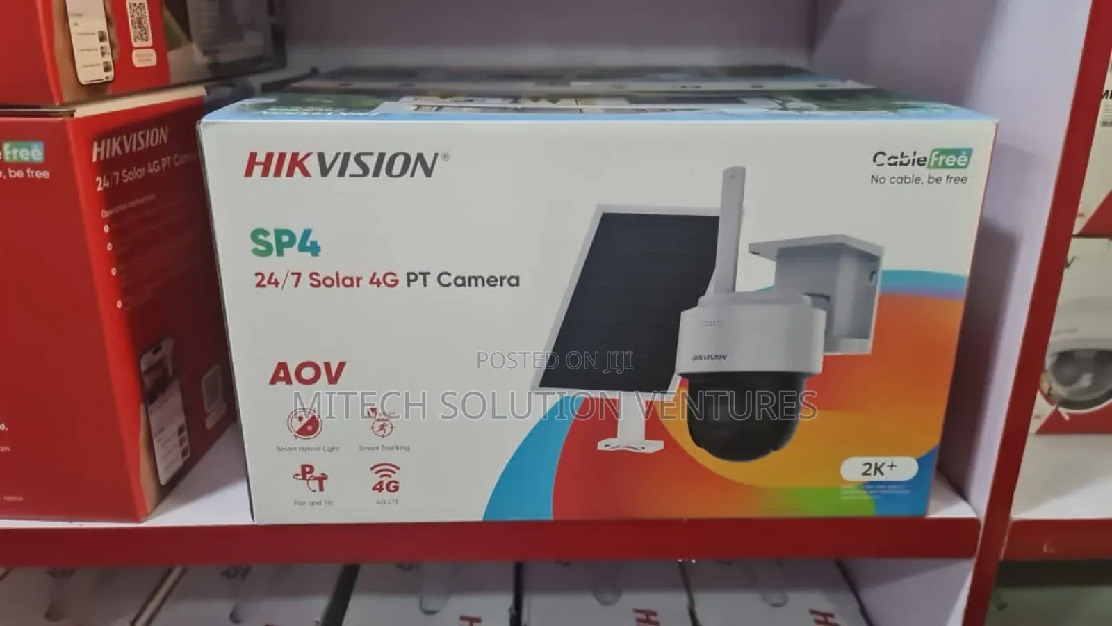 Hikvision Sp4 24/7 Solar 4g Pt Camera