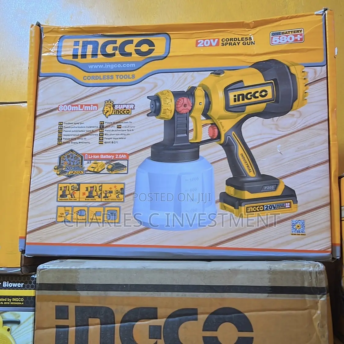 20v Ingco Cordless Electric Paint Sprayer – Fast Easy Painting