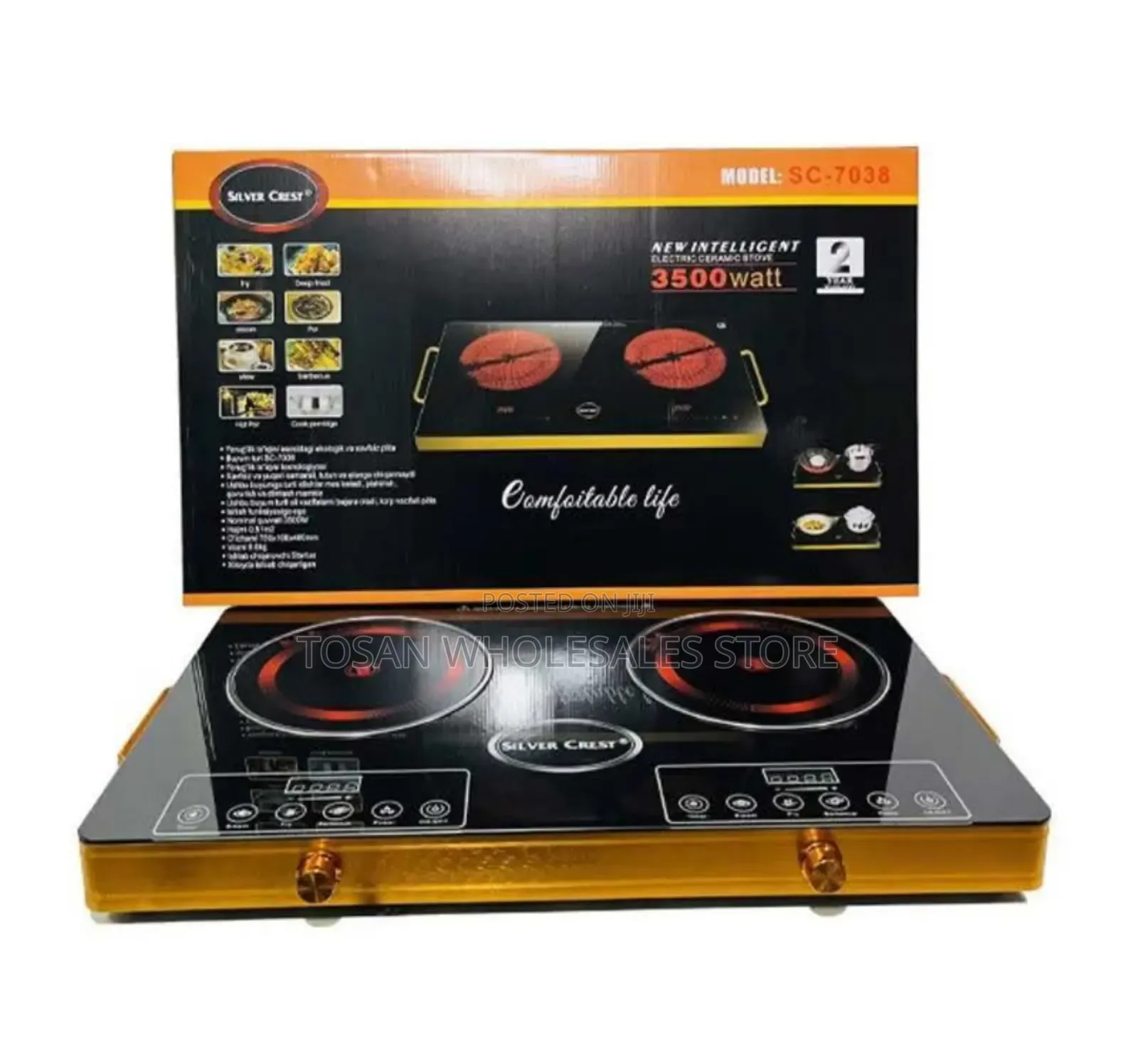 Double Head Infarred Electric Ceramic Cooker for All Pot