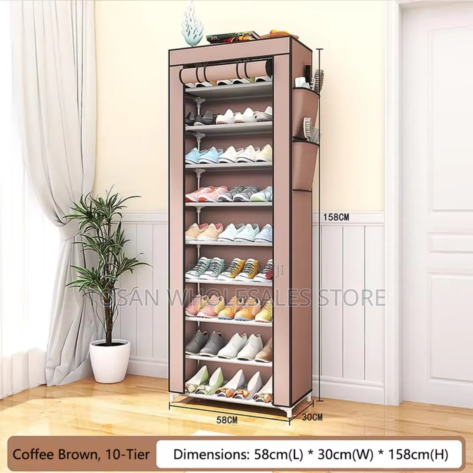 10 Steps Shoe Rack