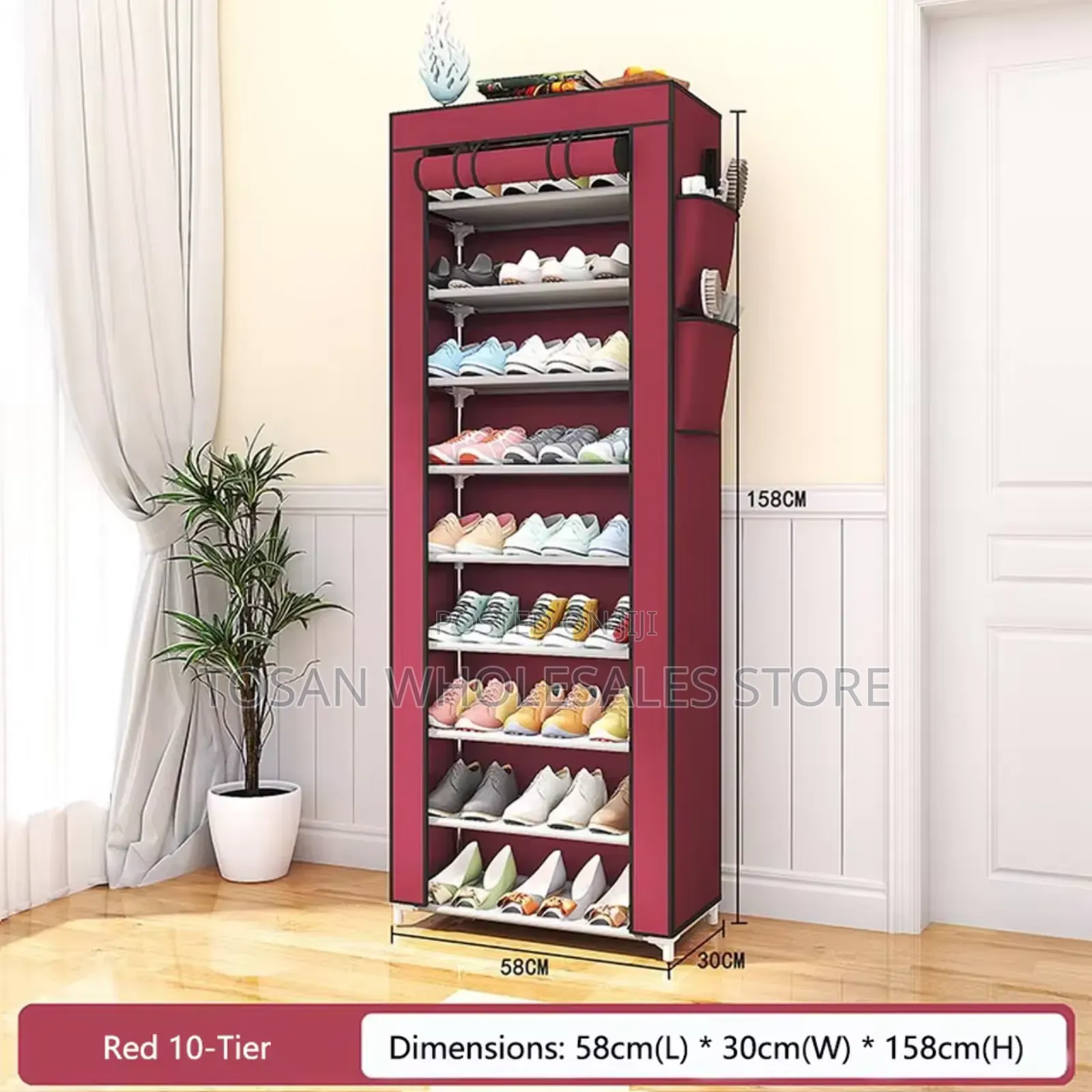 10 Steps Shoe Rack