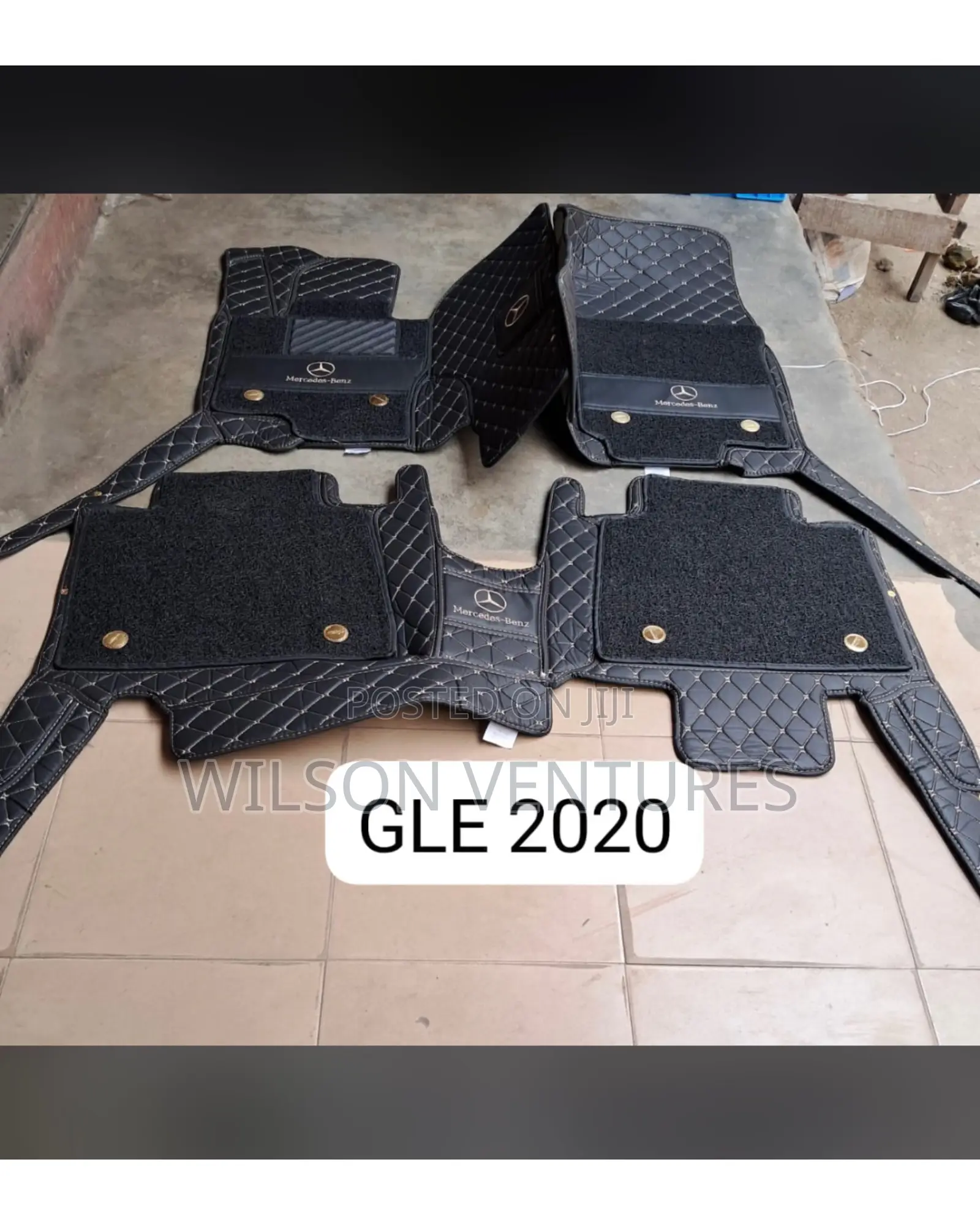 Mercedes Benz Gle 2020 Model Double Layer Leather Foot Mat
