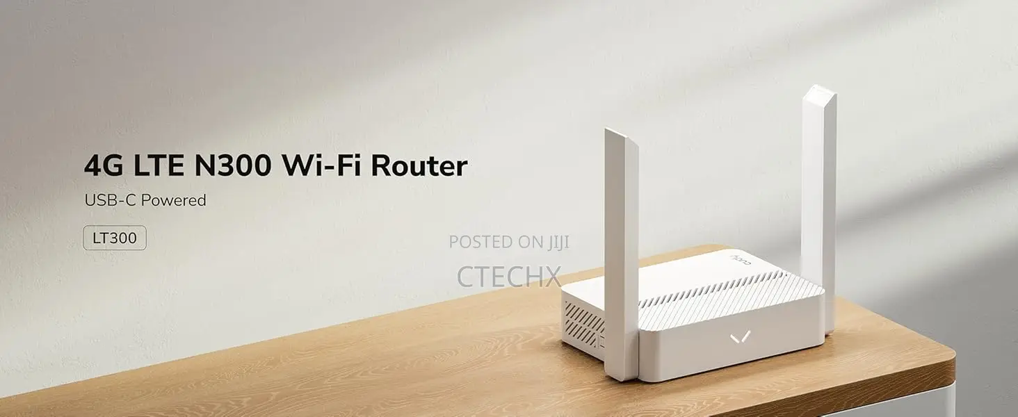 Cudy Lt300 4g Lte Wifi Router 300 MBPS . Open Vpn, Wireguard