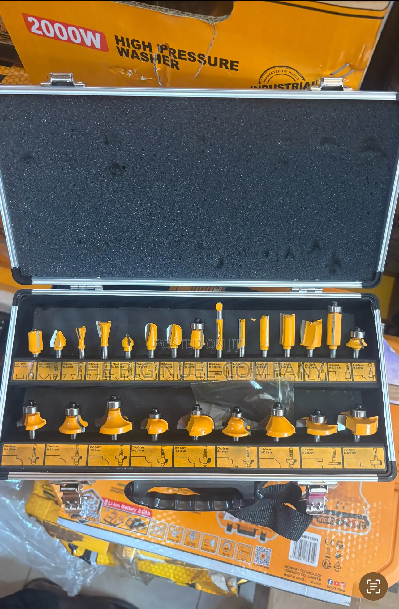 Original Ingco Router Bit 6mm