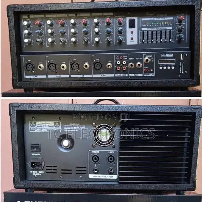 Professional 4chanel Mixer Amplifier