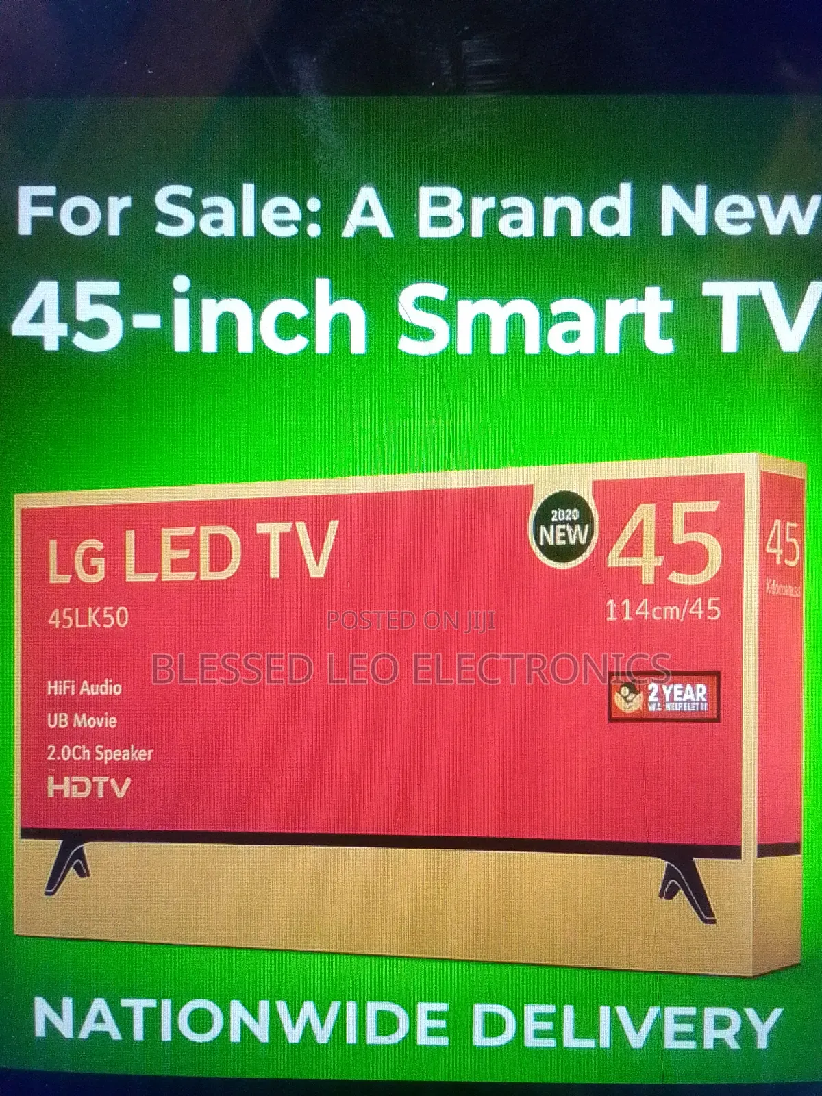 45 Inches Lg With Wifi Audio New Led 2025