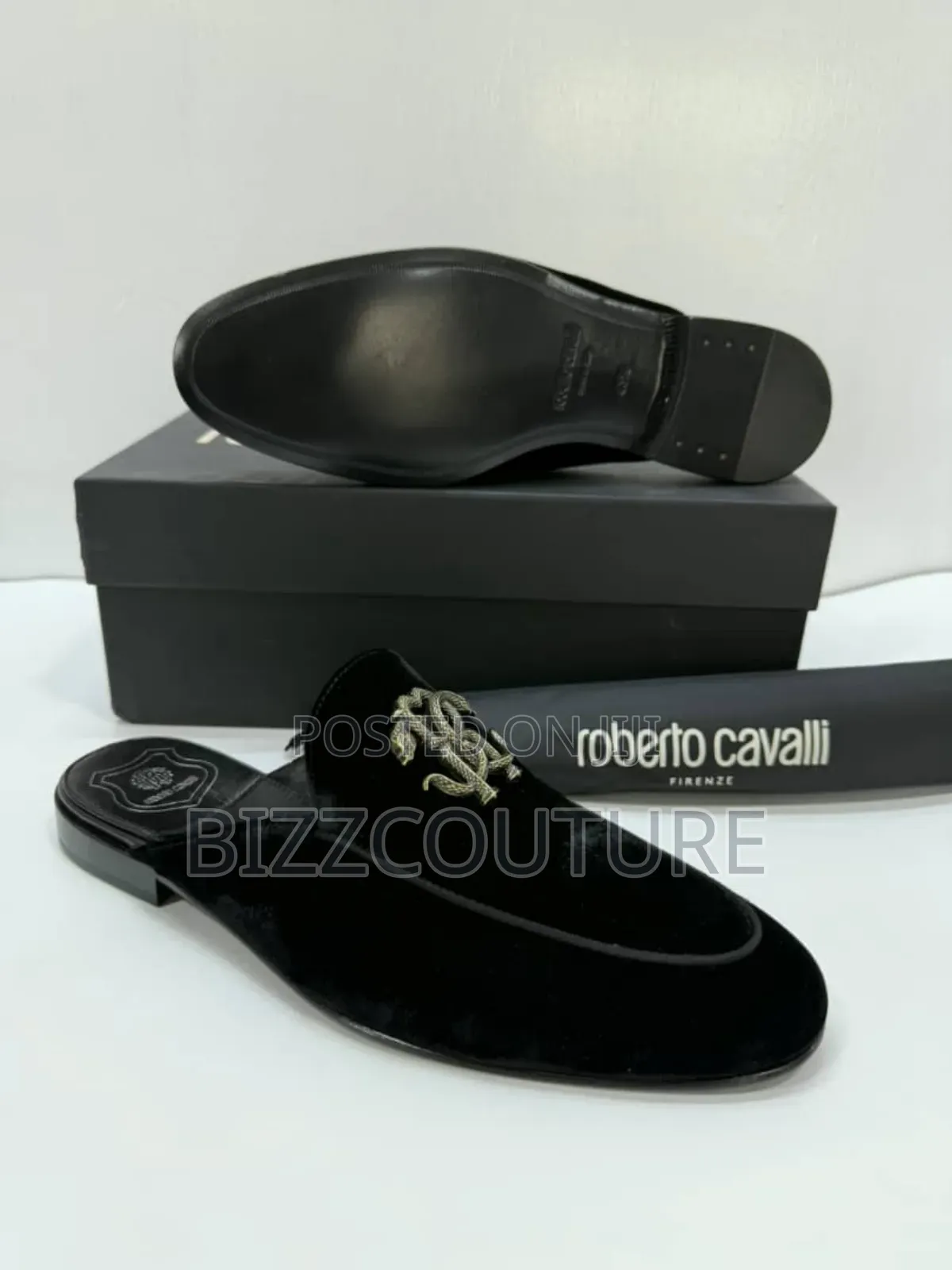 Original Italian Roberto Cavalli Halfshoes Available in Store