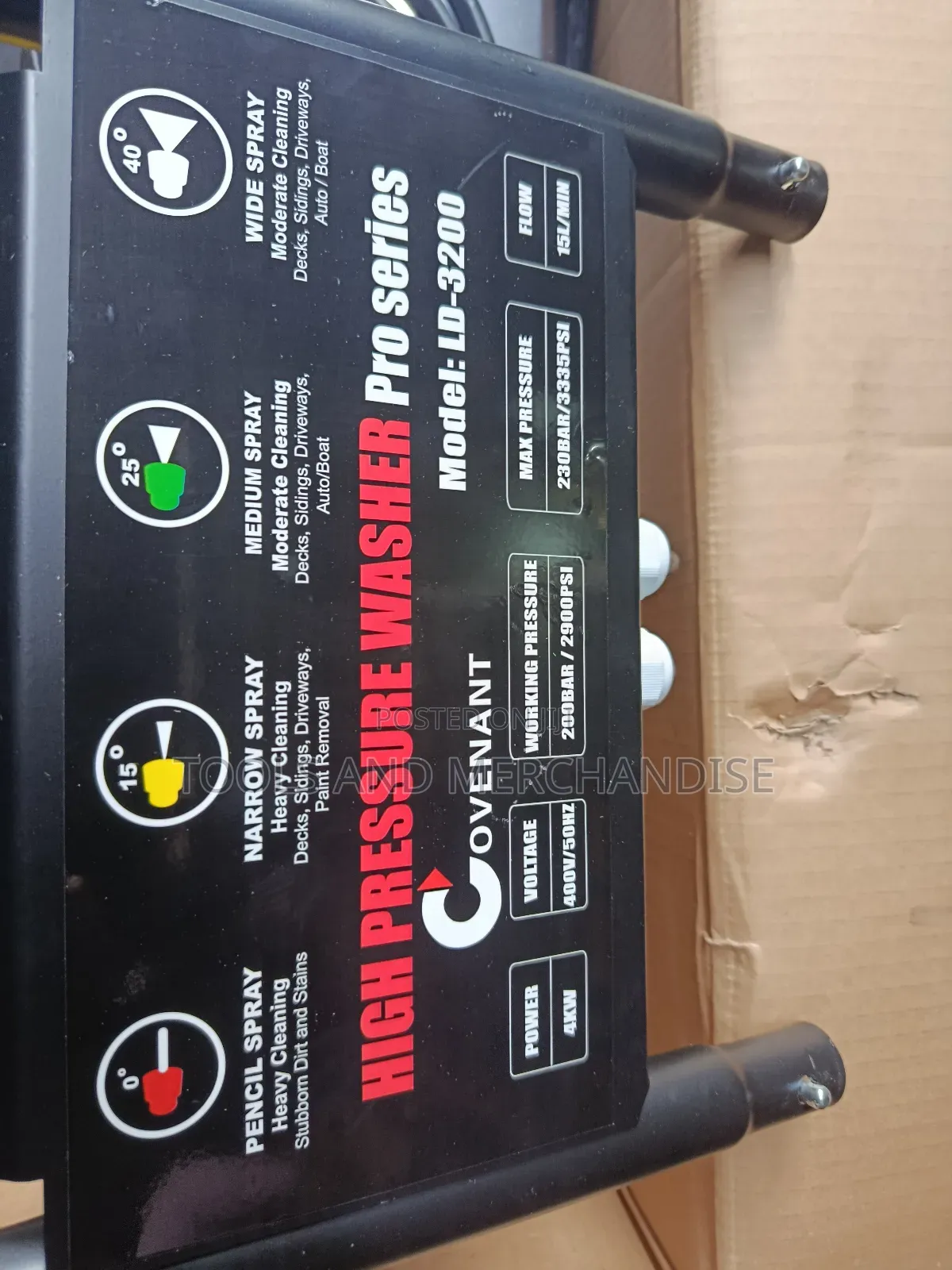 High Pressure Washer (Electric 5.3hp/4000w)