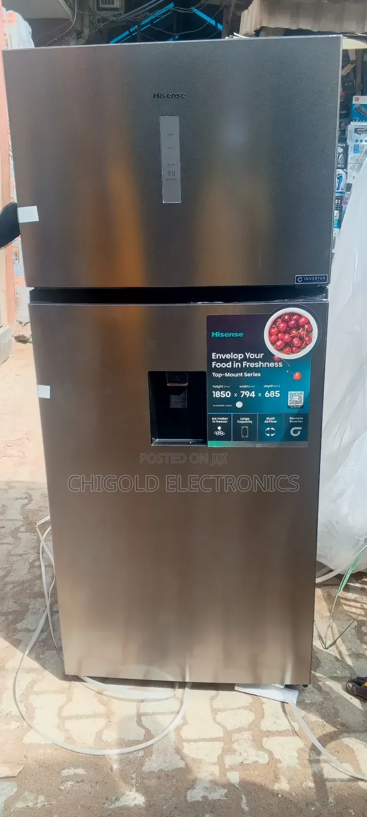Original Hisense Fridge Double Door Fast Cooling