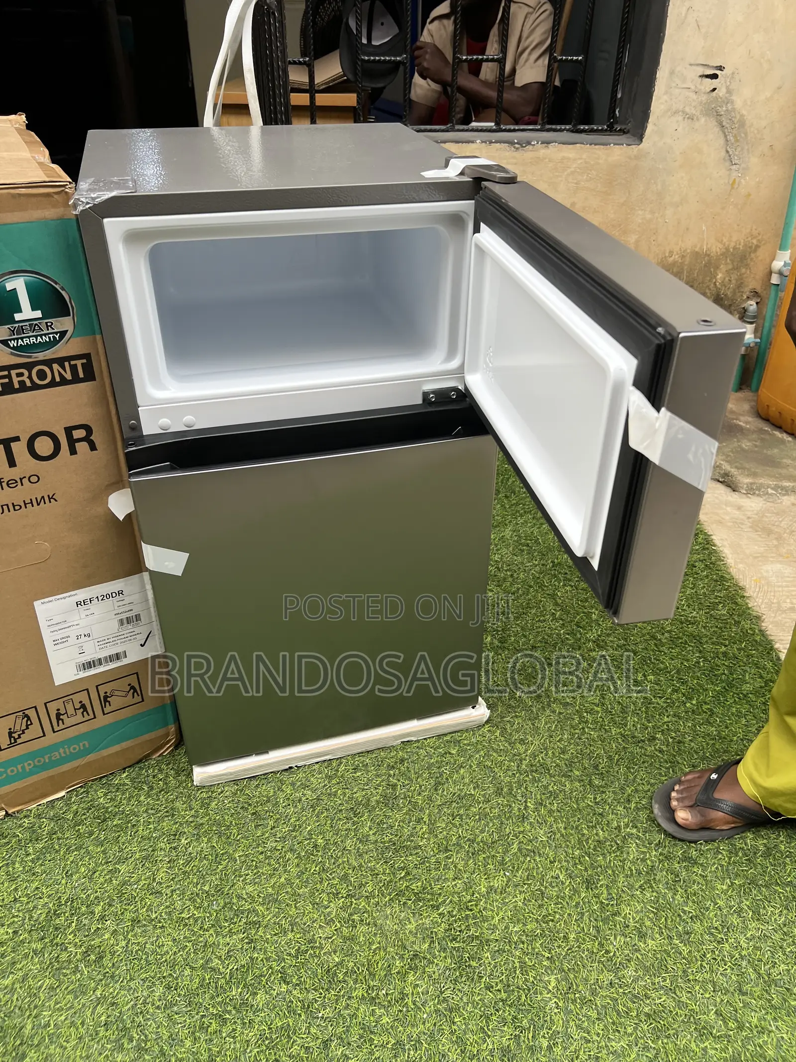Hisense Ref120dr 87l Two-Door Fridge With Ice Maker Shelf