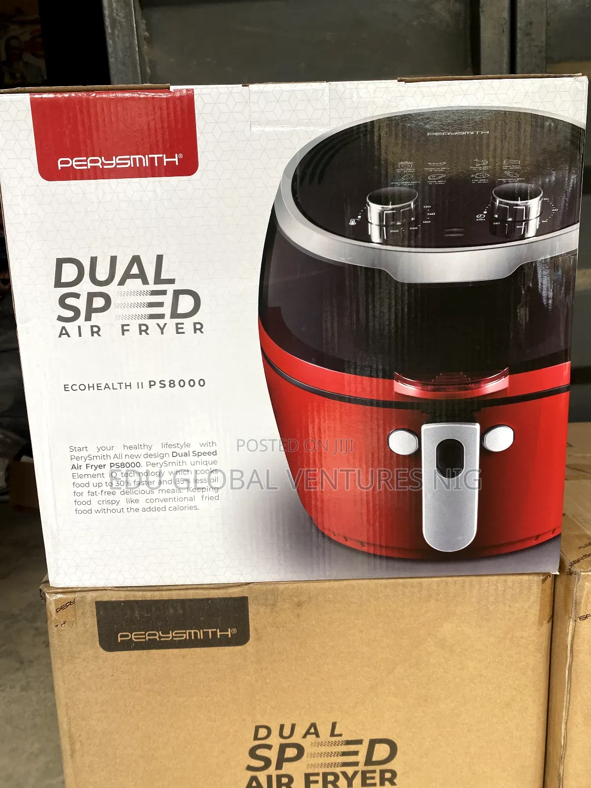 Perysmith Dual Speed Air Fryer Ecohealth Ii Series Pswatts.