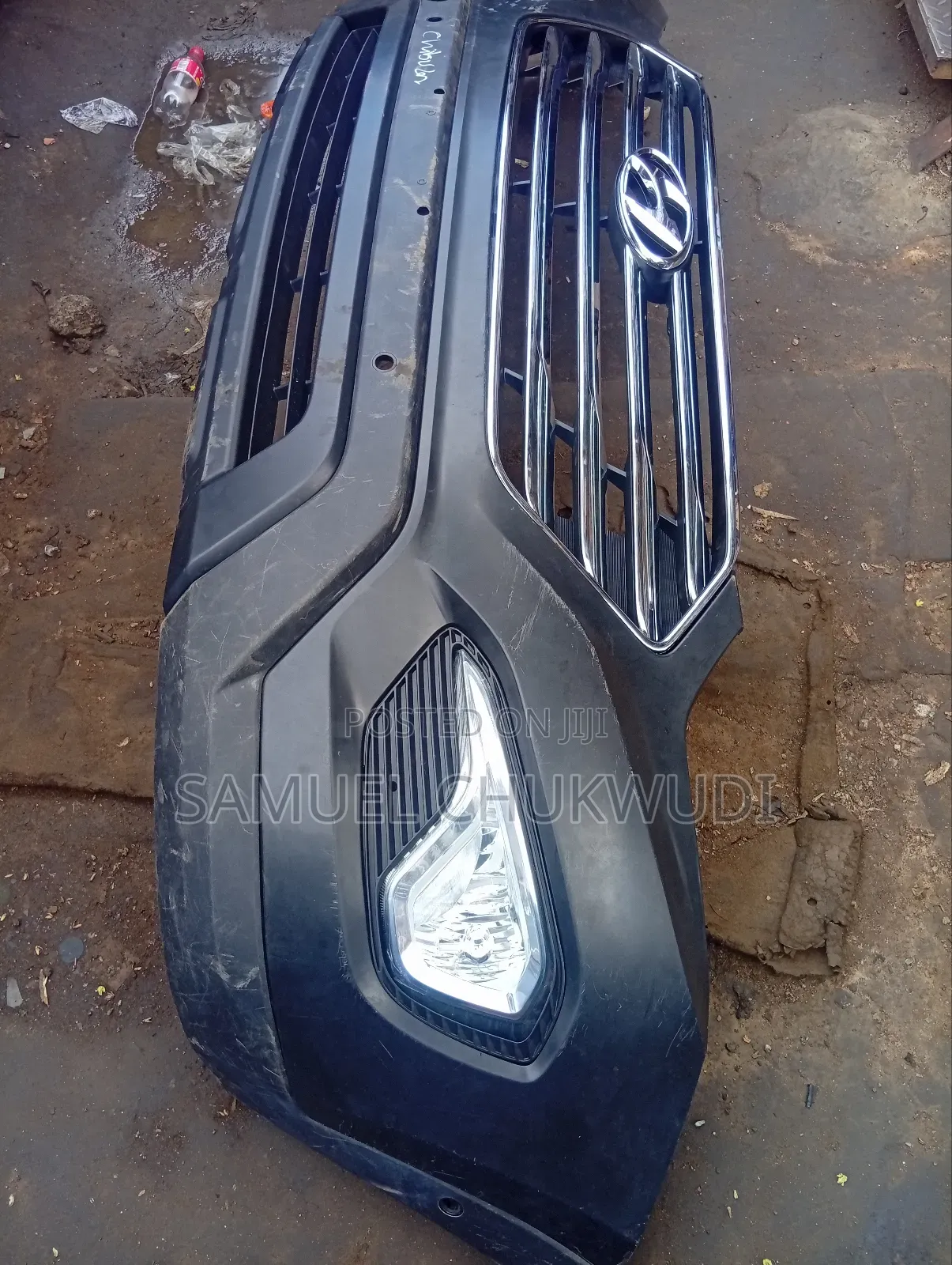 Complete Front Bumper Hyundai Santa Fe 2016-2018