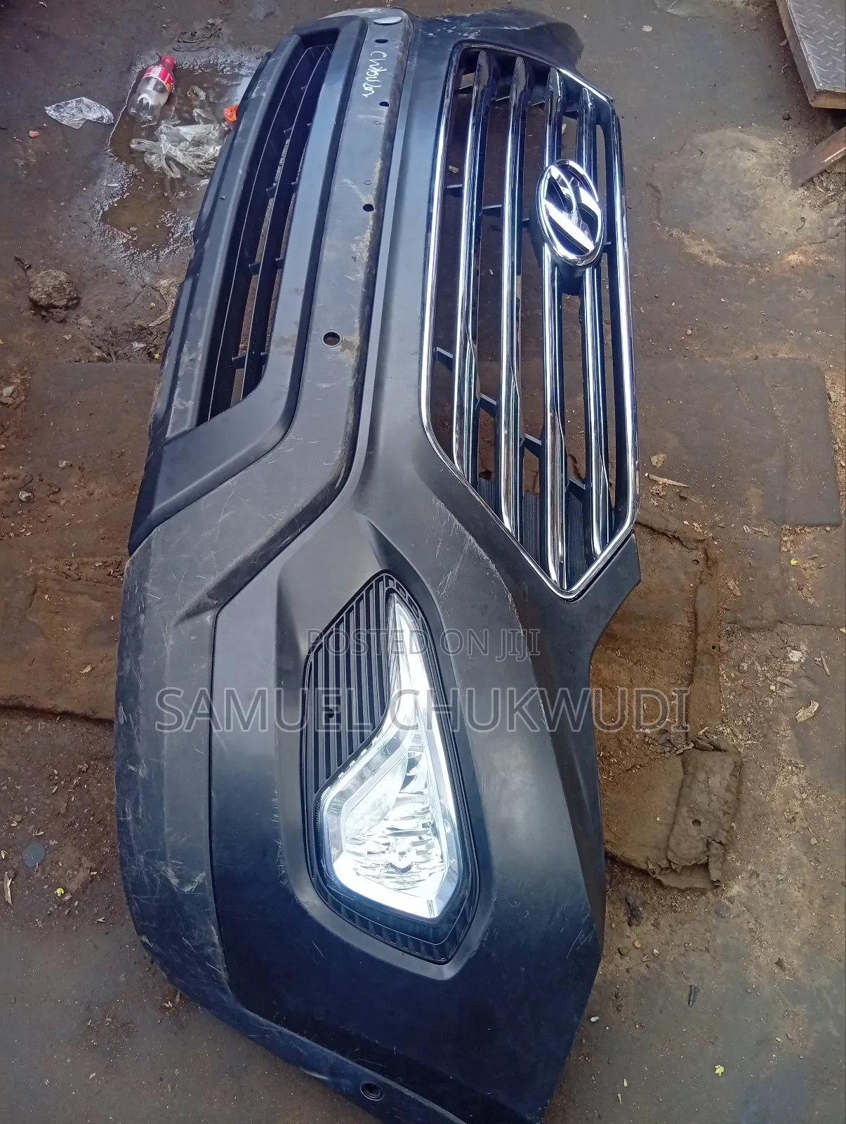 Complete Front Bumper Hyundai Santa Fe 2016-2018
