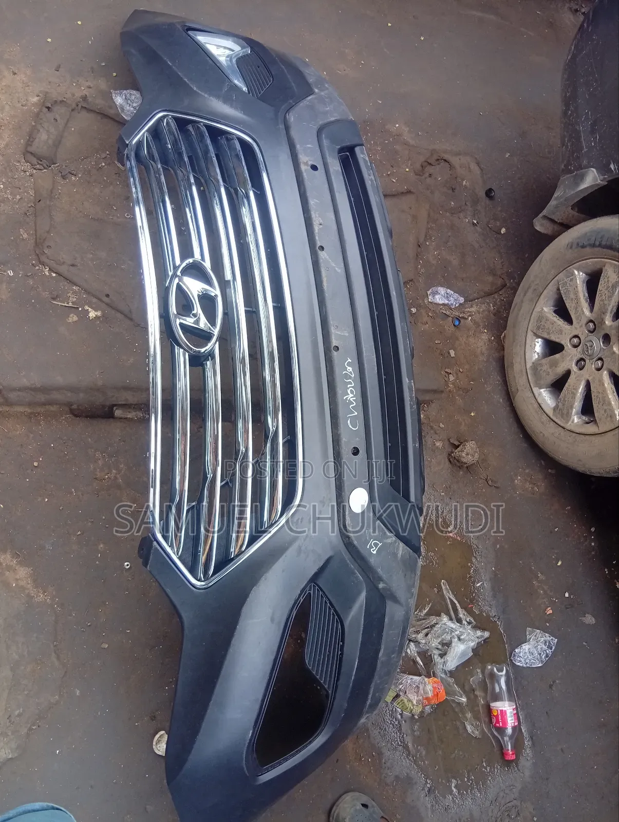 Complete Front Bumper Hyundai Santa Fe 2016-2018