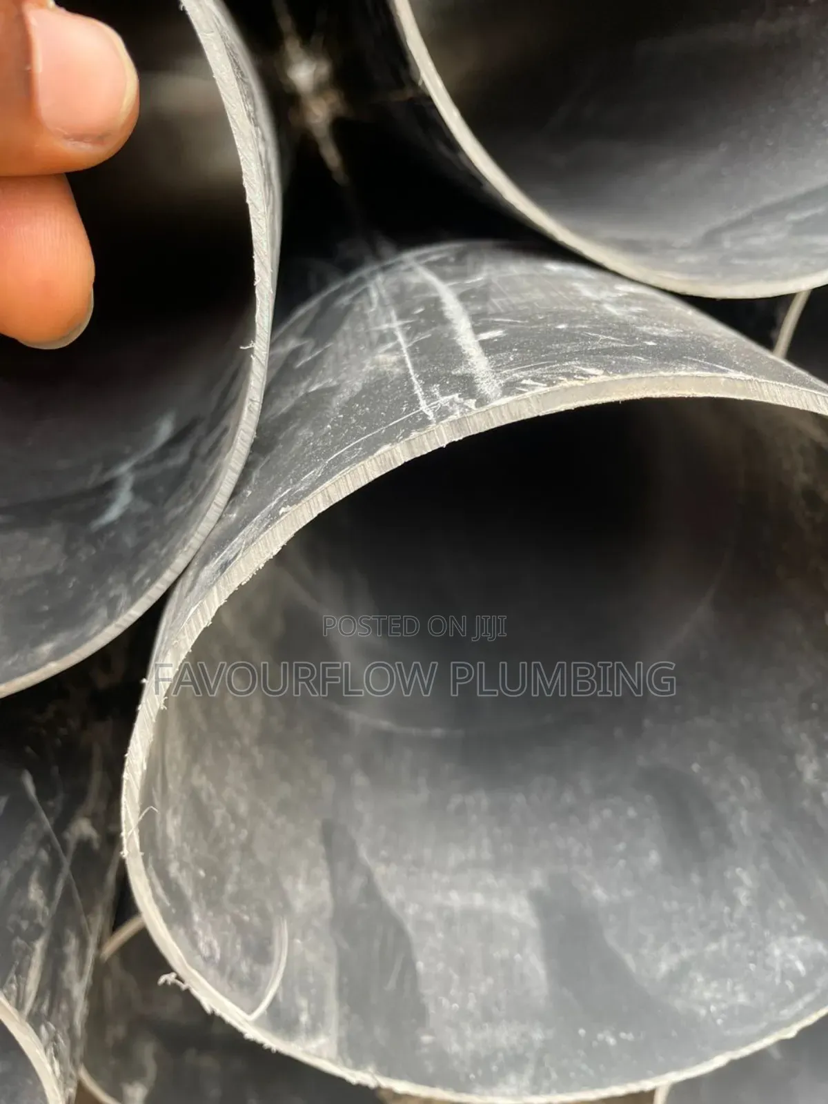 150mm (6inch) Lombardy PVC Semi-Thick Pipe – 8.4ft (2.4m)
