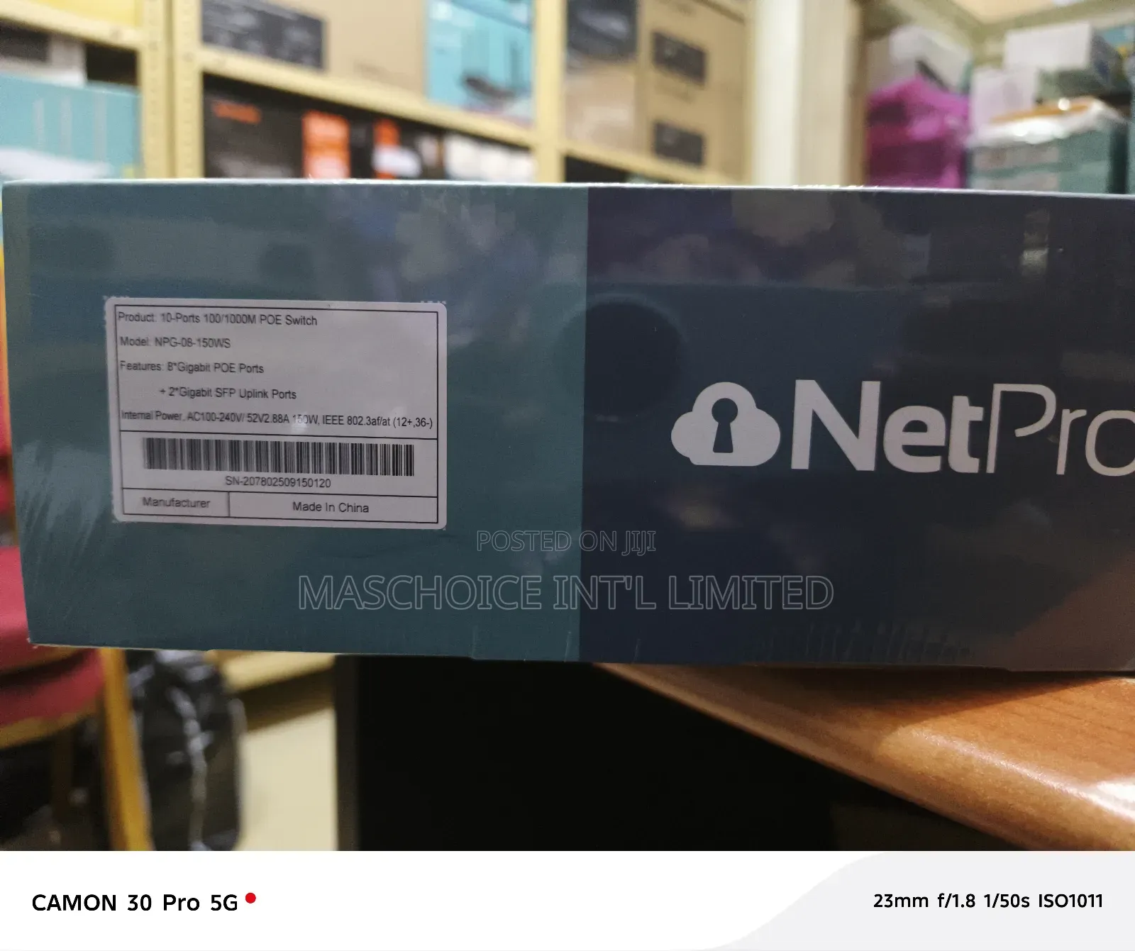 Netpro 10-Ports 10/100/1000m Poe 150ws