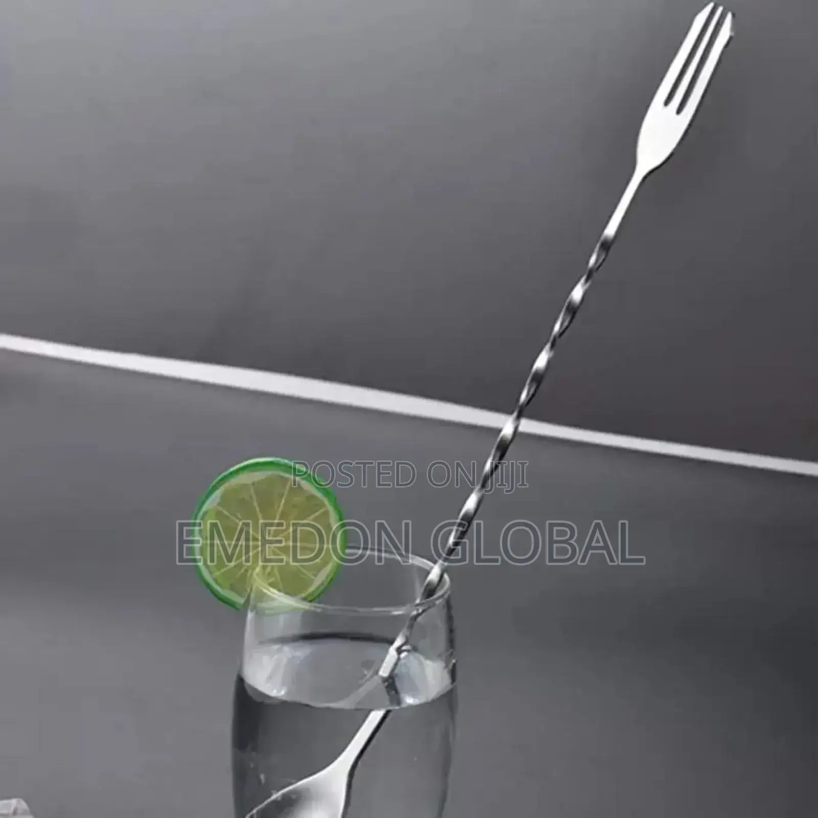 Stainless Steel Double Head Long Bar Spoon