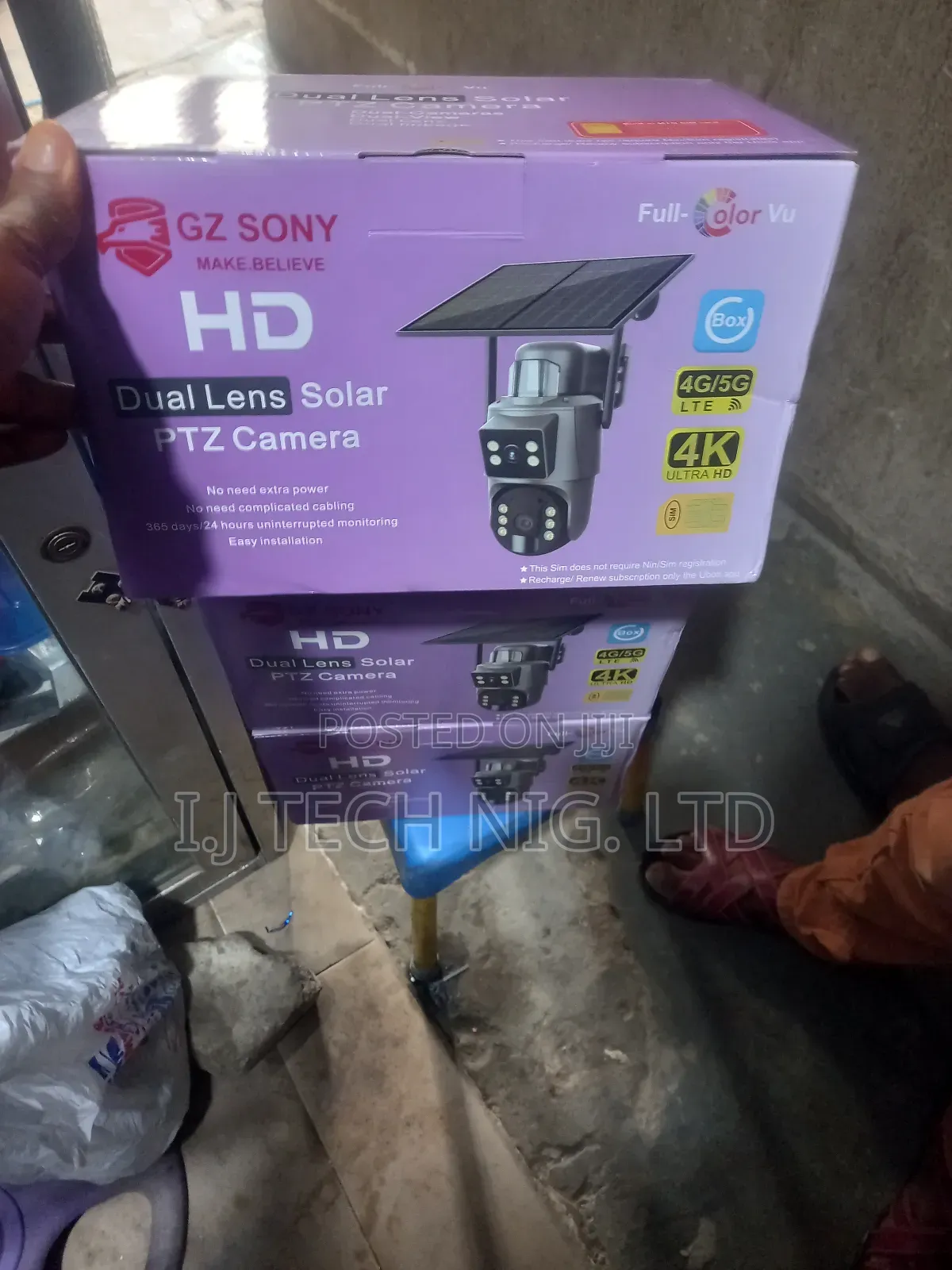 Ubox 4g Dual View Solar Camera