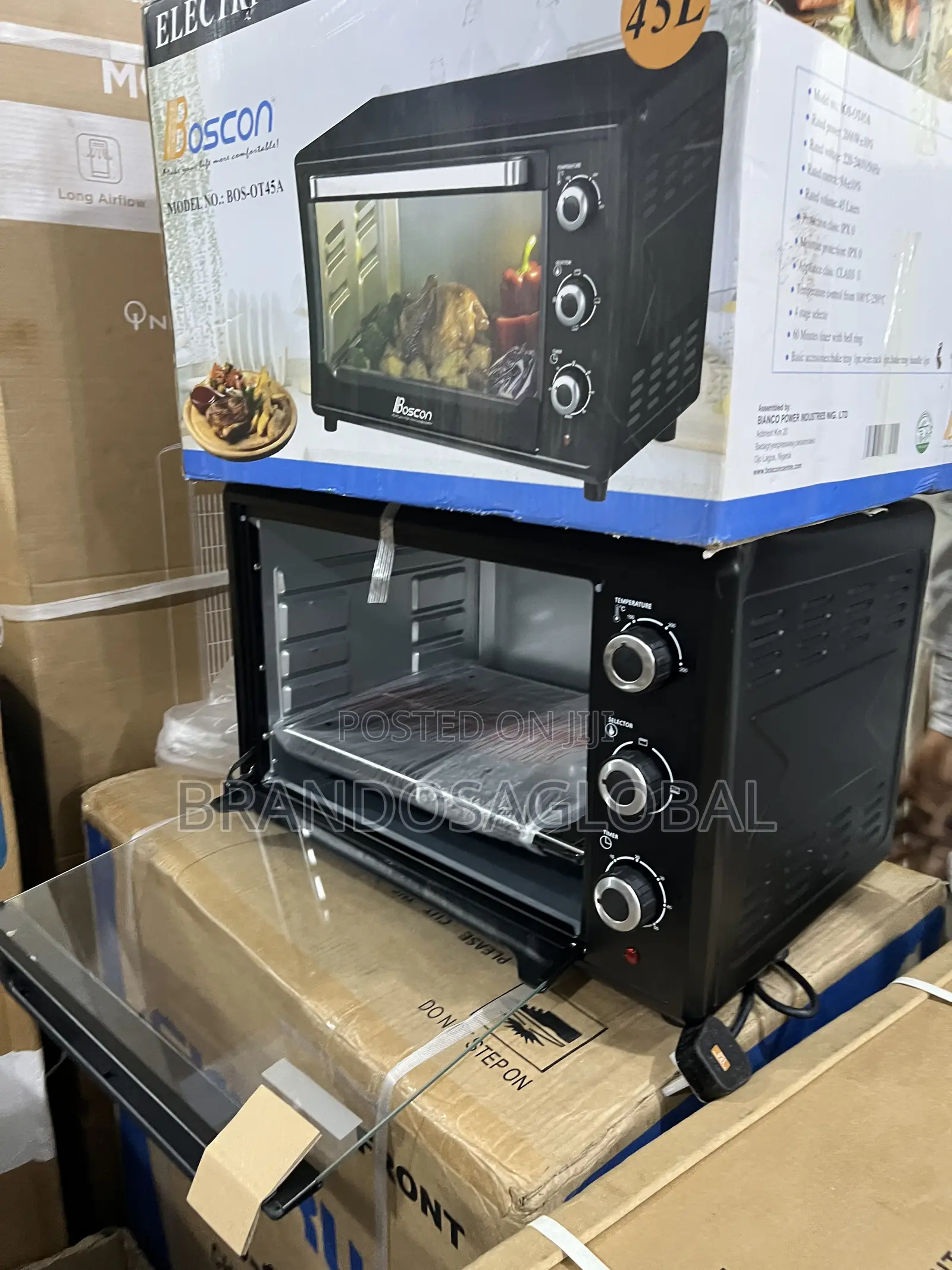 Large Boscon 45l Oven Bos-Ot45a for Pizza, Bread Pastries