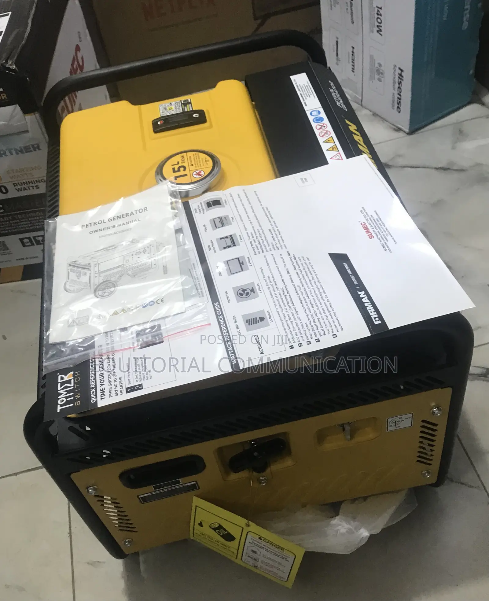 Firman Ac6000e2 Electric Start Gasoline Generator