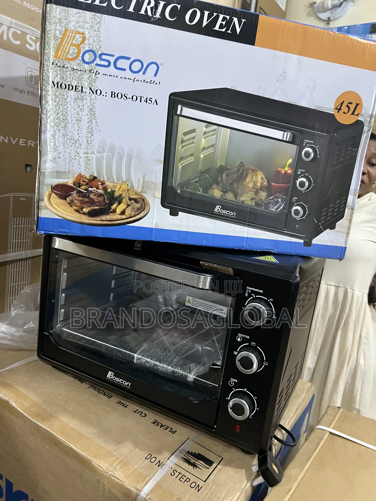 Boscon 45l Bos-Ot45a Adjustable Temperature Oven