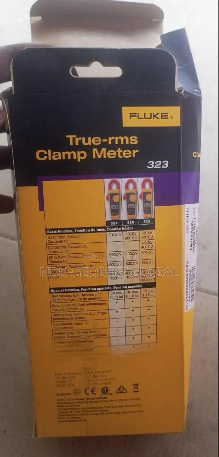 Fluke True-rms Clamp Meter (323)
