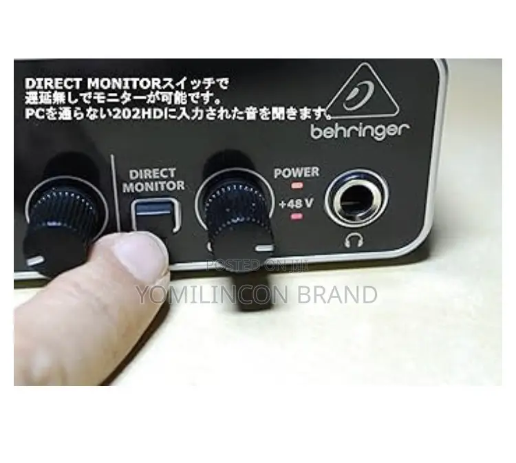 Behringer Umc204hd Audiophile 2x4, 24-Bit/192 KHZ Usb Audio/Midi