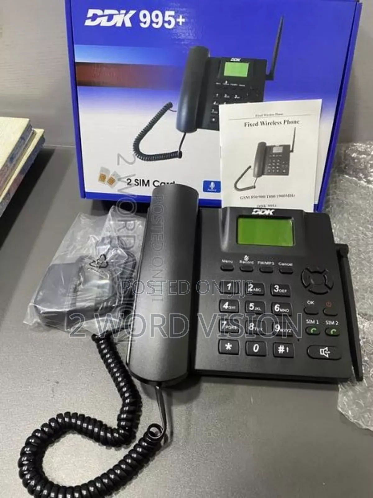 Table GSM Phone With Dual Simcard and Fm Radio and Sd Card