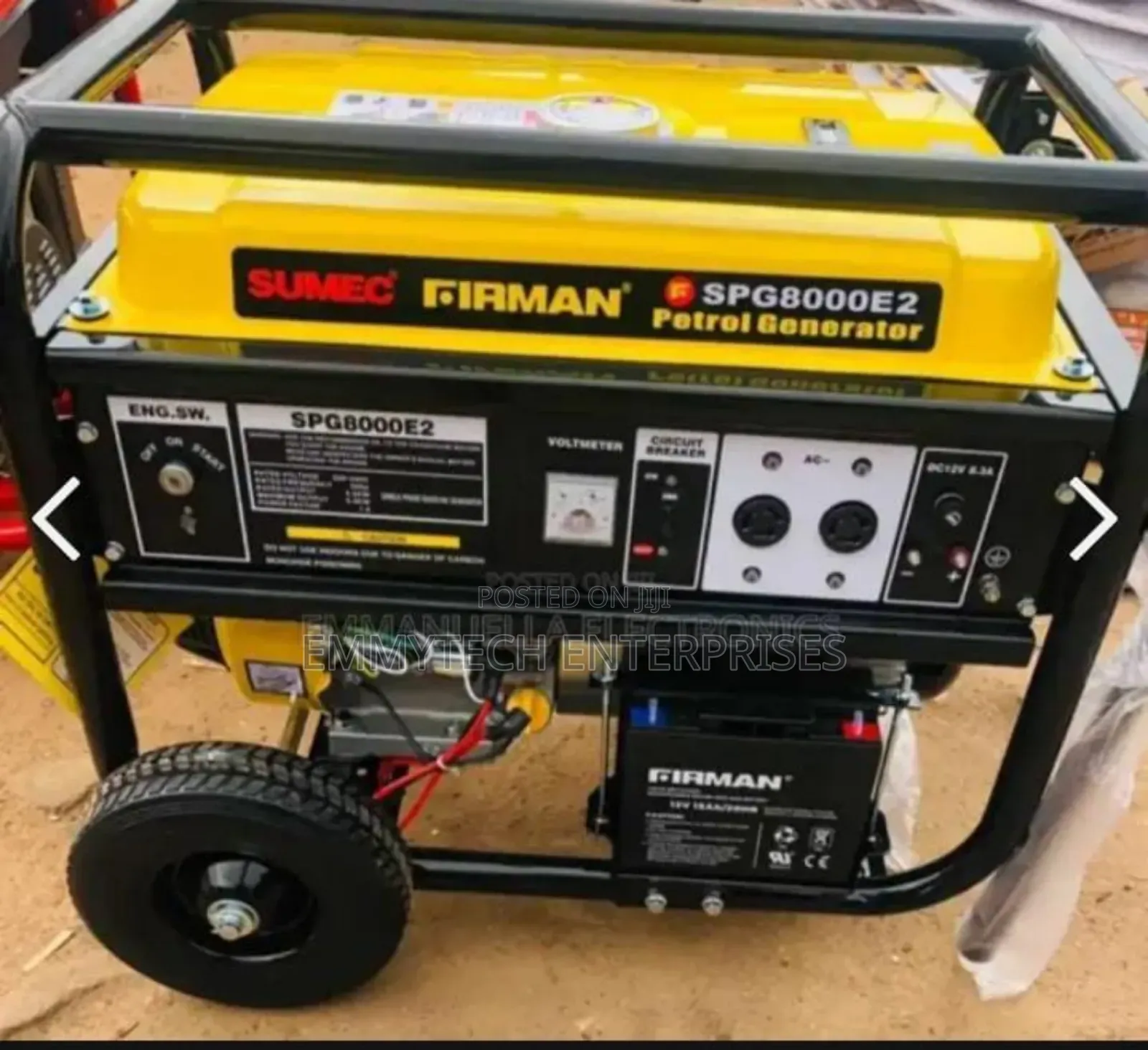 Sumec Firman Petrol Generator Model Spg8800e2 100%Copper Coil(8.0kva)