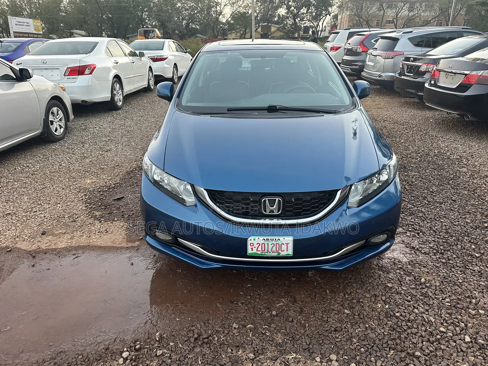 Honda Civic Sedan EX-L 2013 Blue