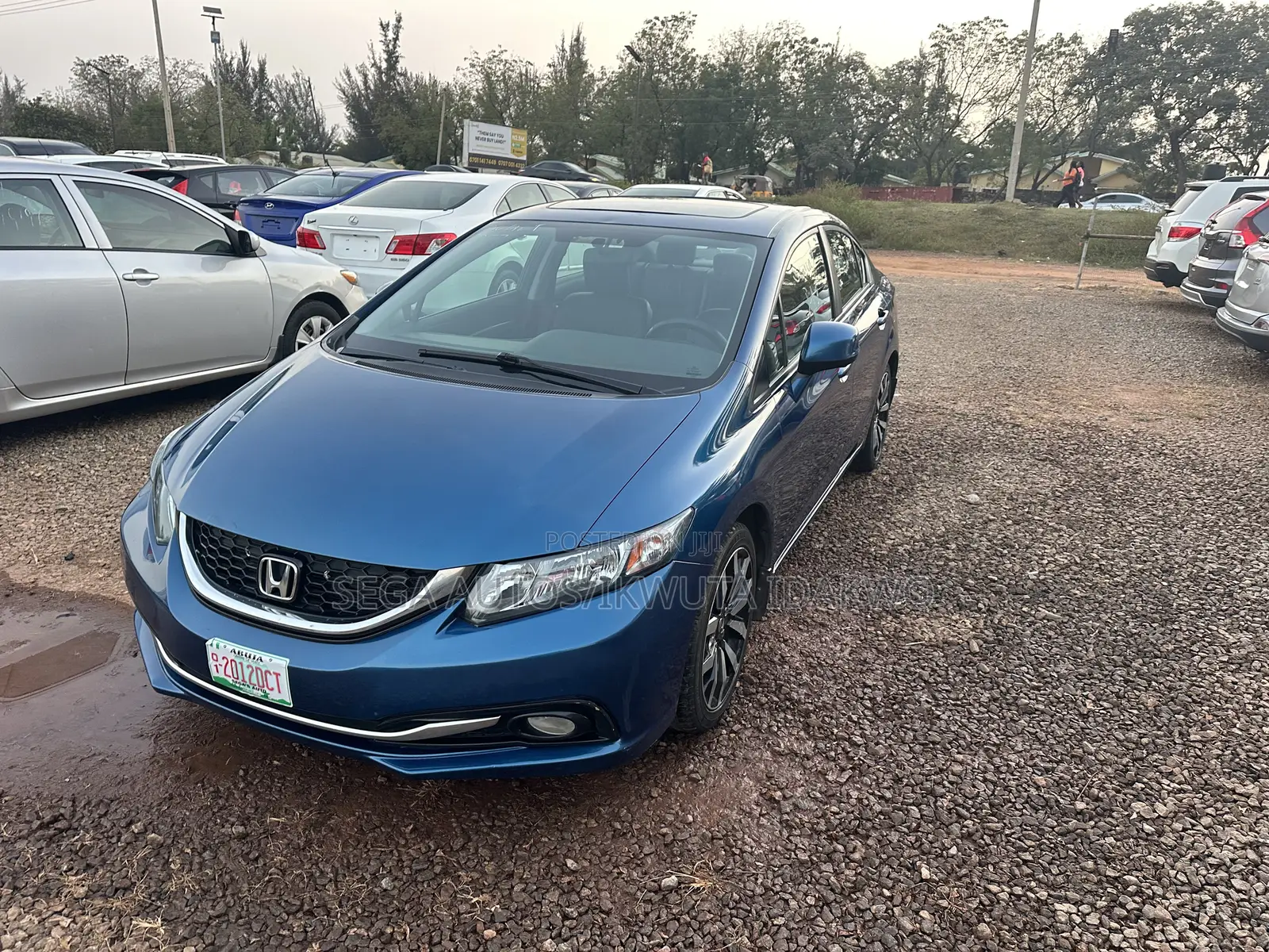 Honda Civic Sedan EX-L 2013 Blue