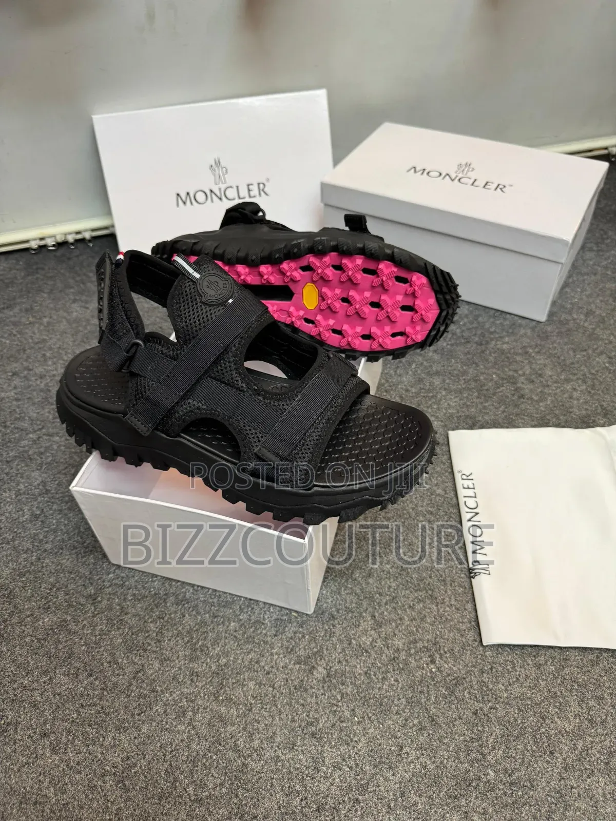 Original Italian Moncler Sandals Available in Store