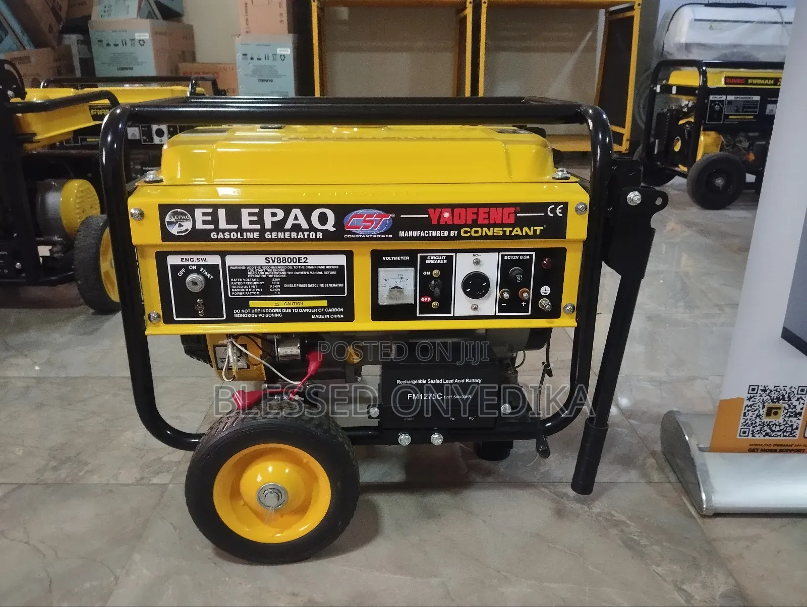 Elepaq Sv 8800e2 6.5kva