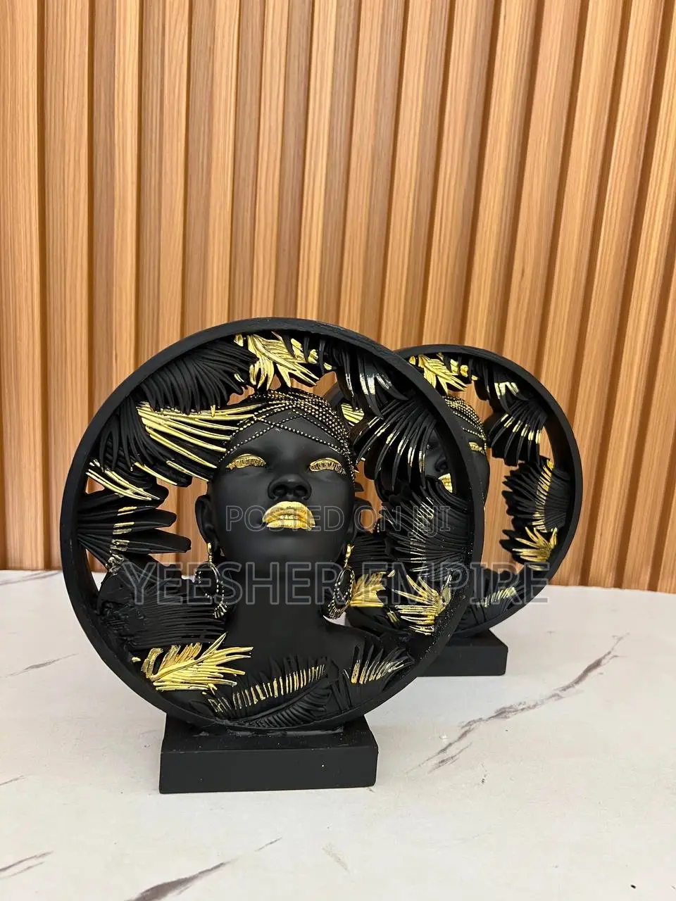 African Woman Figurine Home Decor