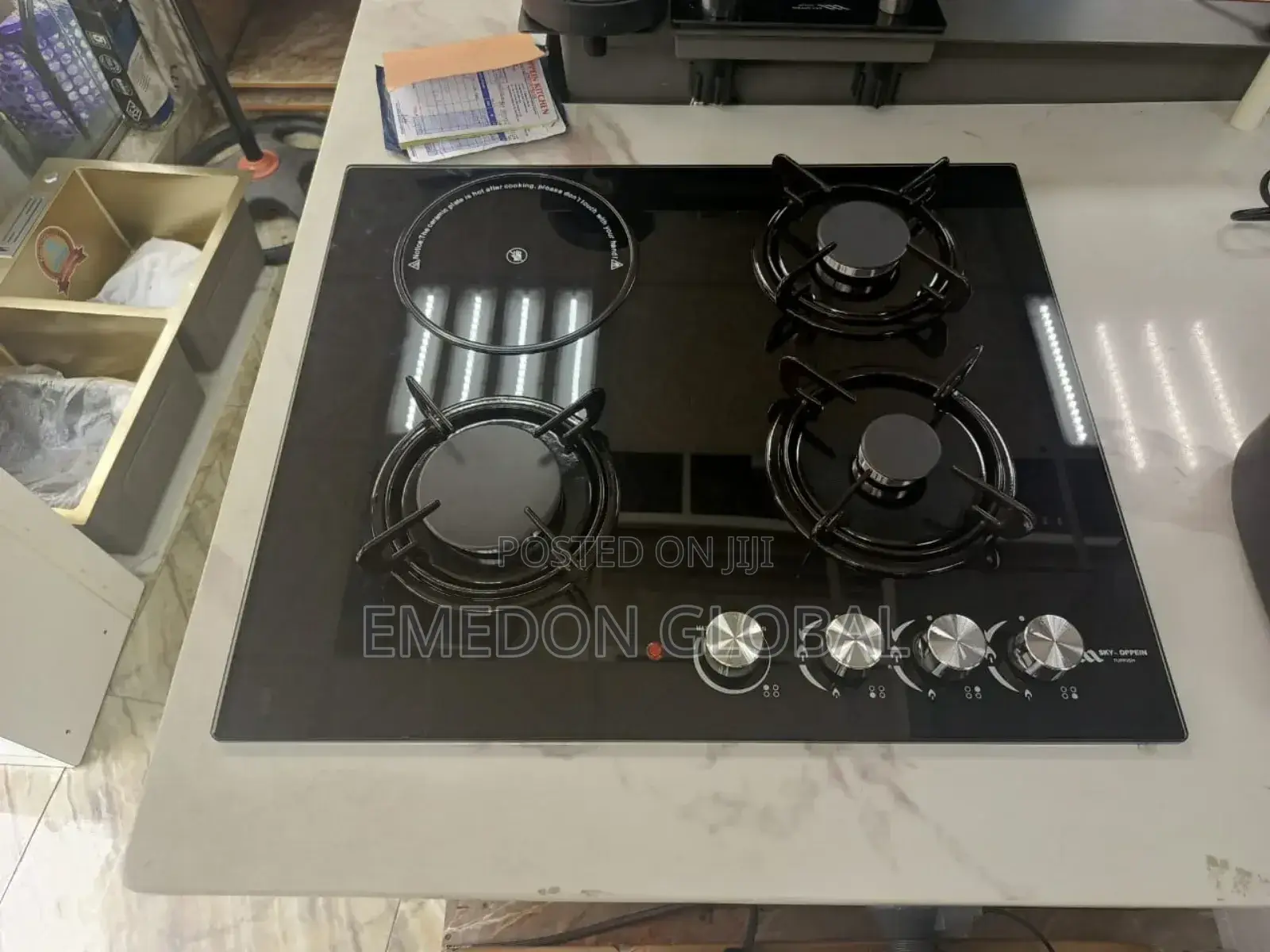Four-Burner Built-in Gas Hob Cooktop
