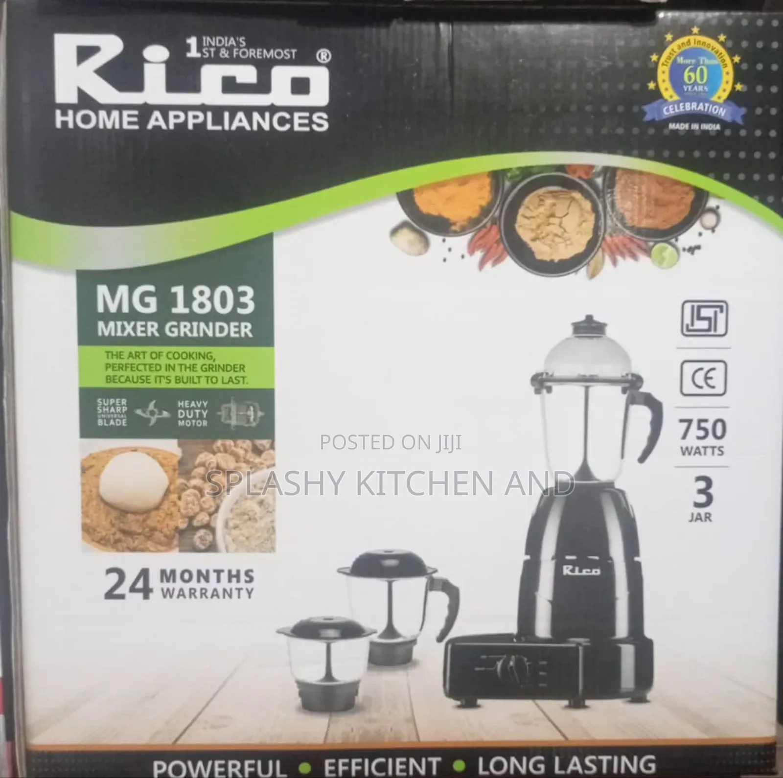 Rico Mixer, Grinder and Blender 750watts