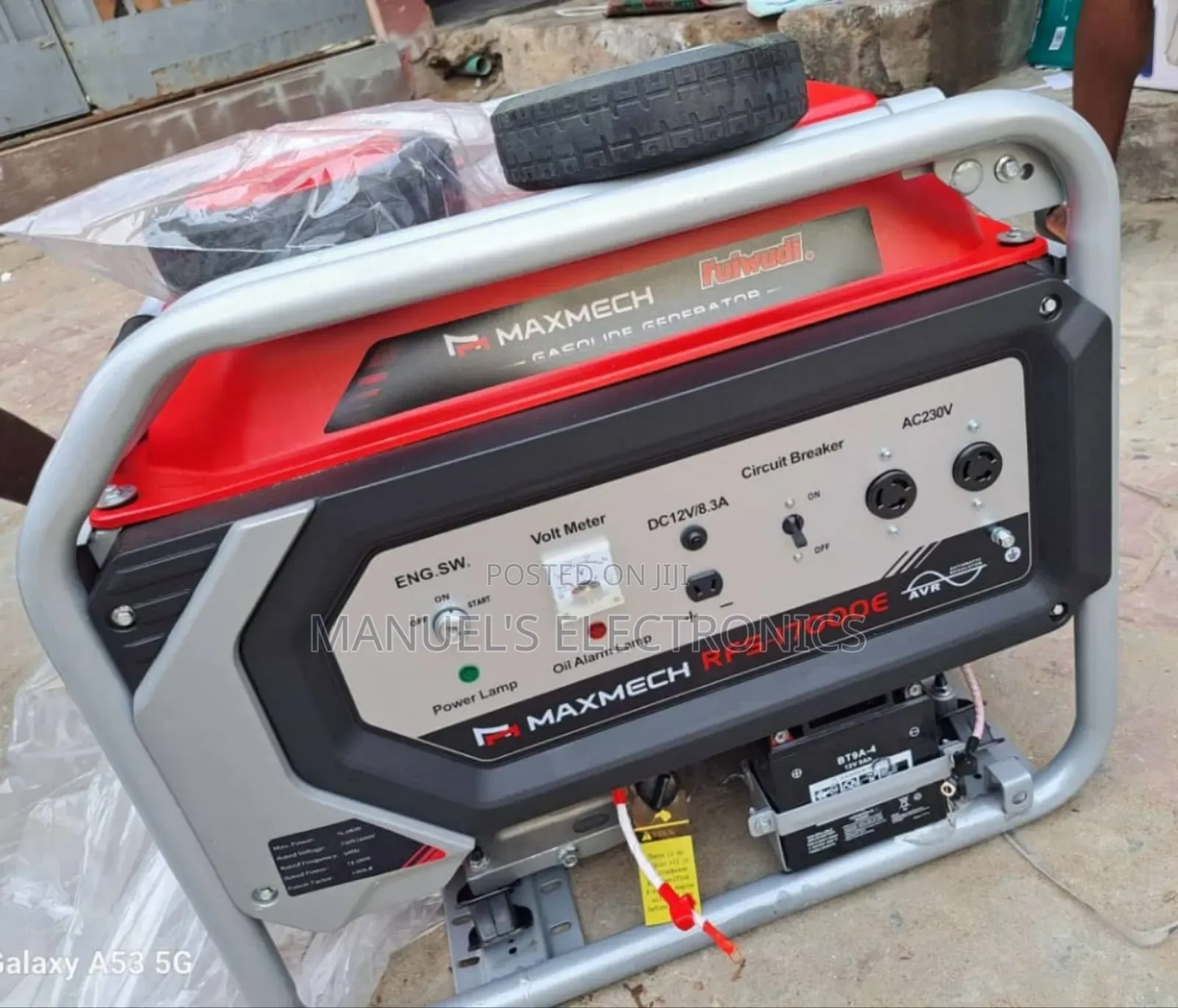 (15kva)Maxmech Petrol Generator Model Rfs17000e2 100% Copper Coil