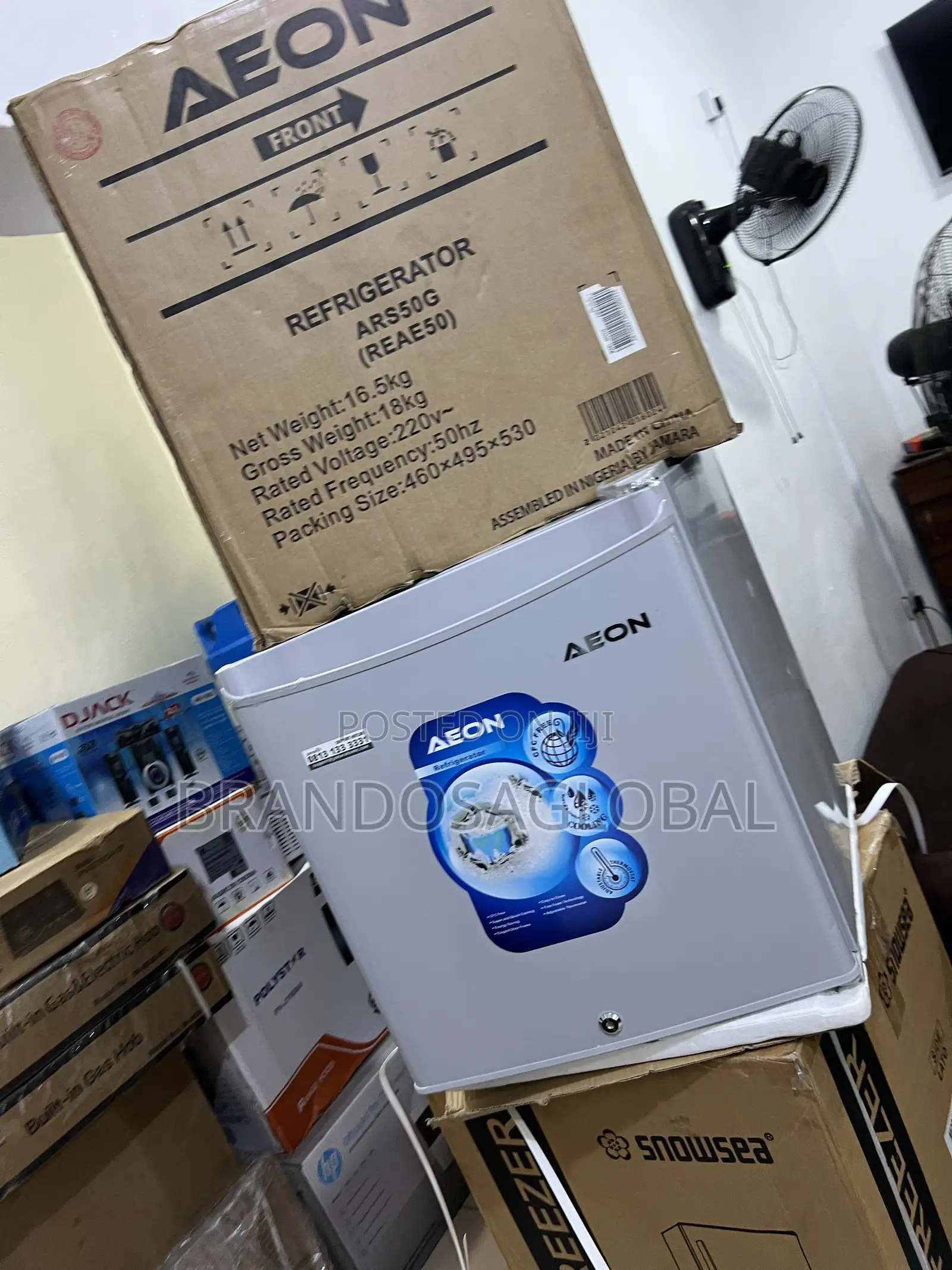 Aeon 45l Mini Refrigerator Ars50g for Small Spaces