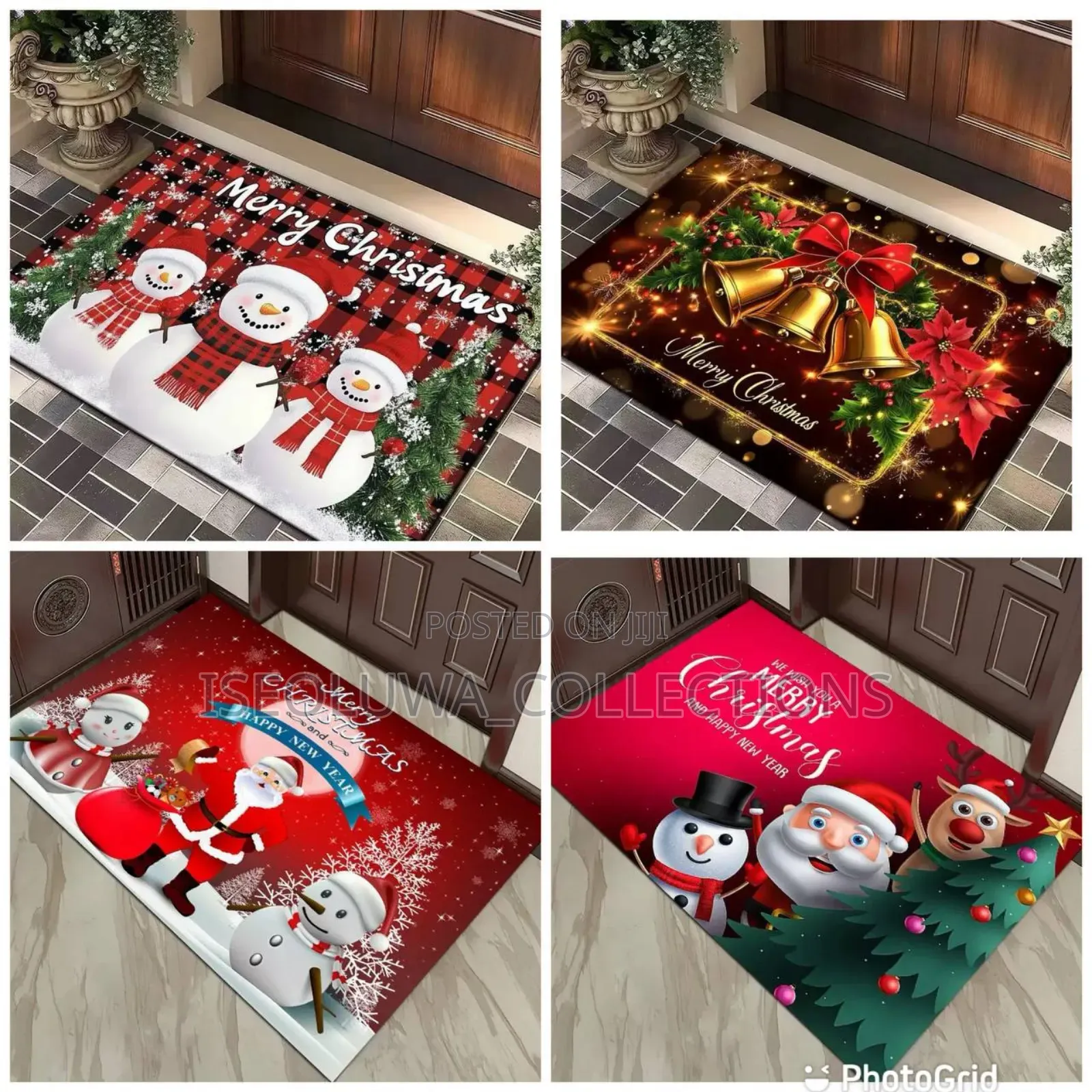 Beautiful Christmas Doormat