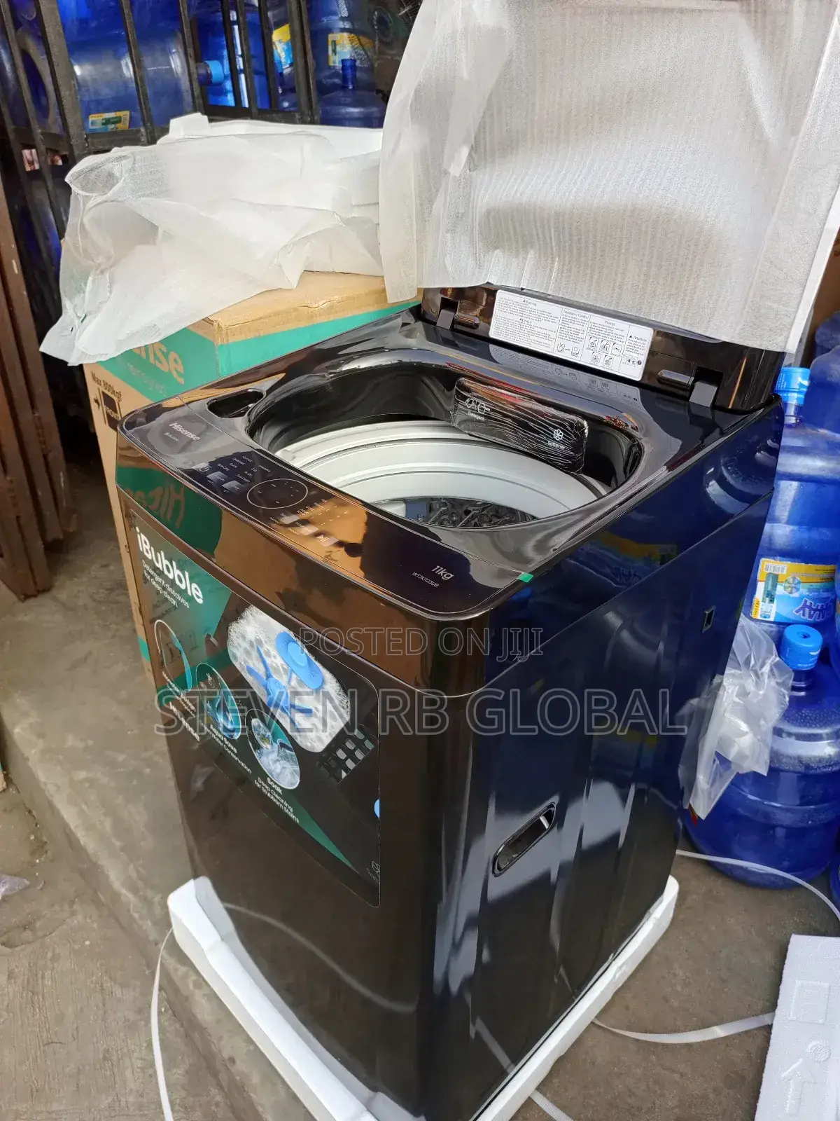 Hisense 11kg Top Load Washing Machine (Wt3k1123ub) – Ibubble