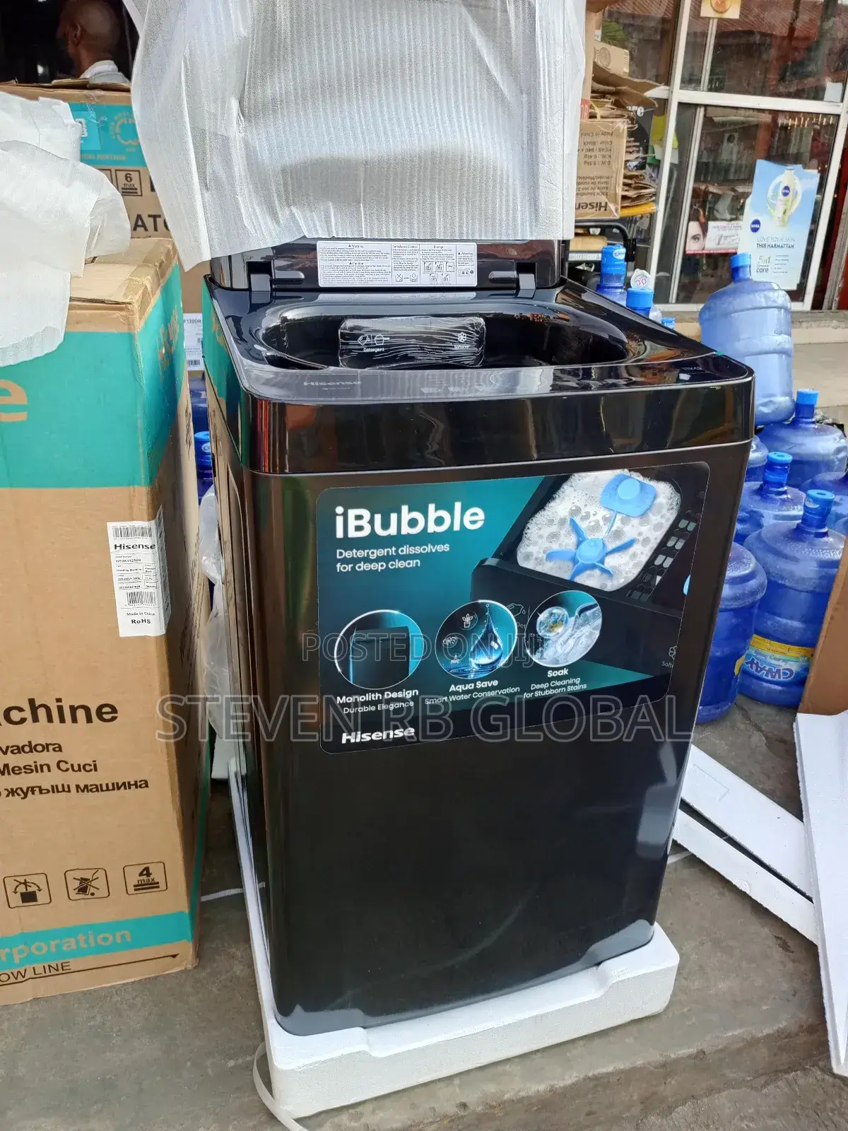 Hisense 11kg Top Load Washing Machine (Wt3k1123ub) – Ibubble