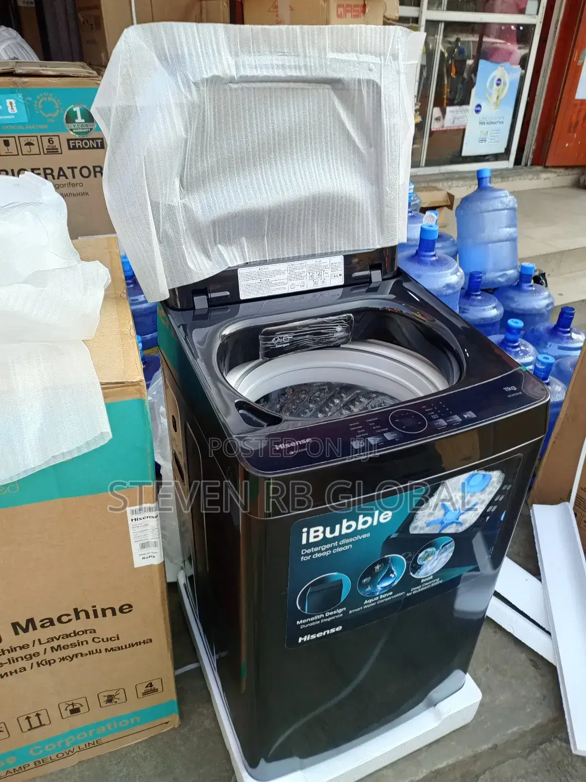 Hisense 11kg Top Load Washing Machine (Wt3k1123ub) – Ibubble