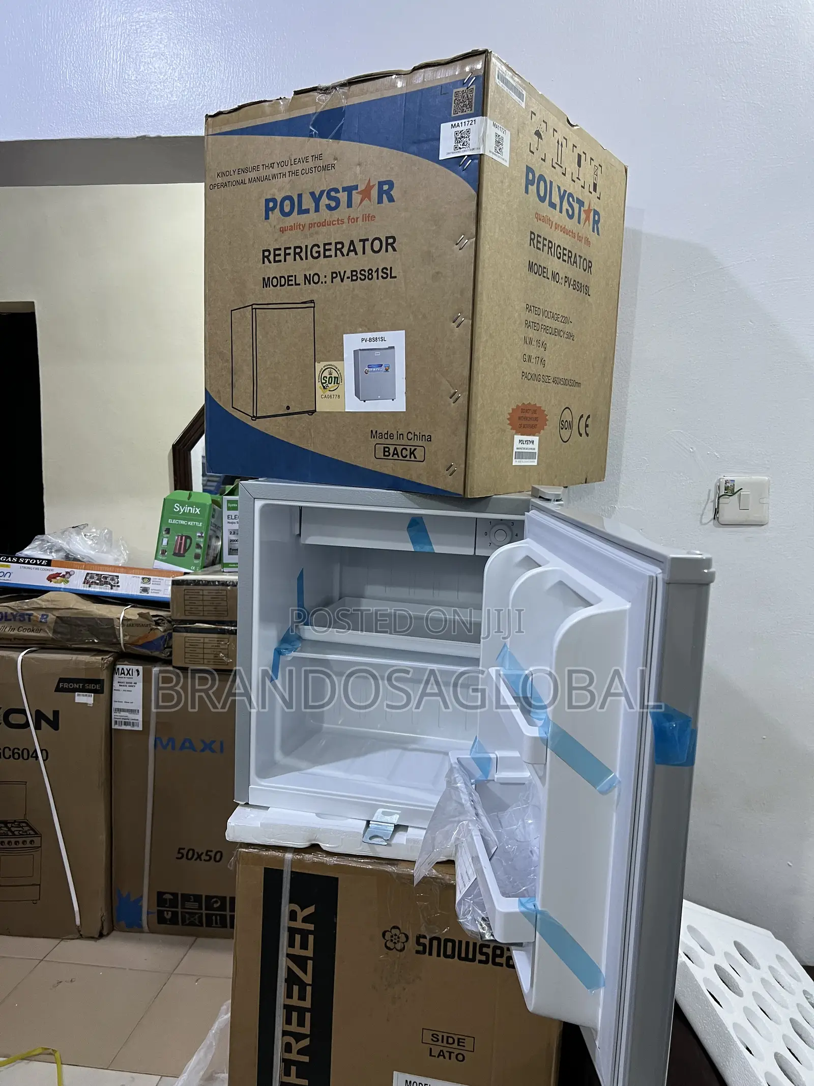 . Polystar Pv-Bs81sl 45l Compact Bedroom Fridge