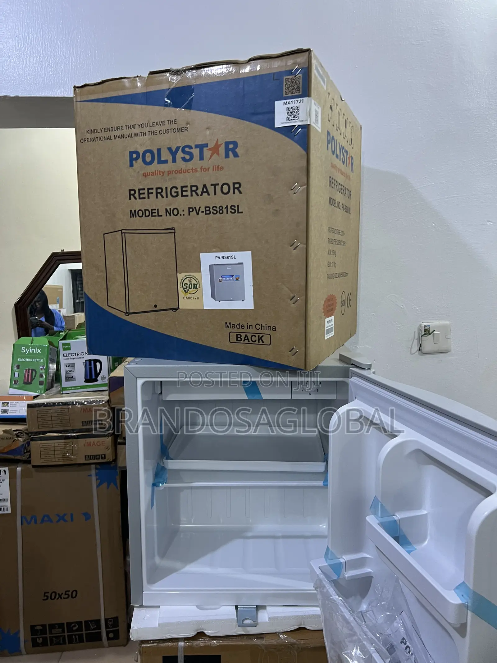 Polystar Pv-Bs81sl 45l Personal Bedside Refrigerator